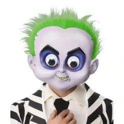 Warner Bros Beetlejuice Googly Eyes Mask Horror Halloween Party Mens Costume - cutbabycare.com | baby boutique & care hub* Cheap