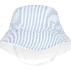 Wee Ones - Boys' Reversible Seersucker Sun Hat, 0-6M - cutbabycare.com | baby boutique & care hub* Hot