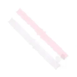 Wee Ones - 2Pk Add-A-Bow Stretch Ruffle Edge Girls Baby Bands, Light Pink - cutbabycare.com | baby boutique & care hub* Store