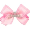 Wee Ones - Princess Grosgrain Hair Bow with Satin, Light Pink - cutbabycare.com | baby boutique & care hub* Cheap