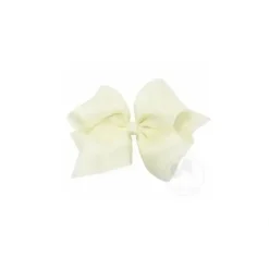 Wee Ones King Organza Overlay Bow, Antique White, Size 6.25 X 5 (2 1/4 Ribbon) - cutbabycare.com | baby boutique & care hub* Best Sale