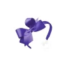 Wee Ones Medium Classic Grosgrain Bow On Matching Headband, Delphinium - cutbabycare.com | baby boutique & care hub* Sale