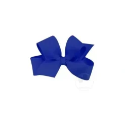 Wee Ones Mini Classic Grosgrain Hair Bow, Size 3.25 X 2 (7/8 Ribbon), Royal Blue - cutbabycare.com | baby boutique & care hub* Sale