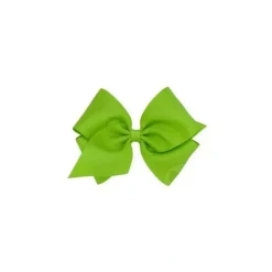Wee Ones Mini King Classic Grosgrain Hair Bow, Size 5.25 X 3.5 (2 1/4 Ribbon), Grasshopper - cutbabycare.com | baby boutique & care hub* New