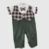 Will' Beth - Baby Green Playd Boys Romper - cutbabycare.com | baby boutique & care hub* Fashion