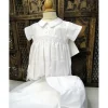 Will' Beth - Smocked Romper Set, White - cutbabycare.com | baby boutique & care hub* Cheap