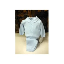 Will' Beth 2-Piece Blue Cable Knit Boys Set - cutbabycare.com | baby boutique & care hub* Discount