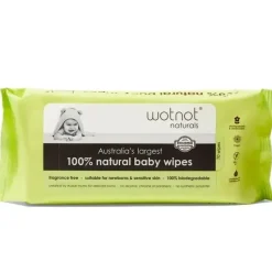 Wotnot Baby Wipes - Alcohol Free 100% Biodegradable 70 - cutbabycare.com | baby boutique & care hub* New