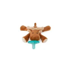 WubbaNub Plush Pacifier, Brown Moose - cutbabycare.com | baby boutique & care hub* Discount