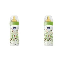 Nursing Feeding|2x Chicco Nursing Baby Well-Being 250ml Feeding Bottle/Anti Colic Teat 2m+ - cutbabycare.com | baby boutique & care hub
