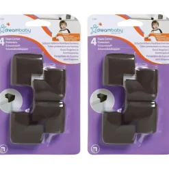 Shop All|8x dreambaby Baby Safety Foam Furniture Table Corner Edge Padded Bumpers Brown - cutbabycare.com | baby boutique & care hub