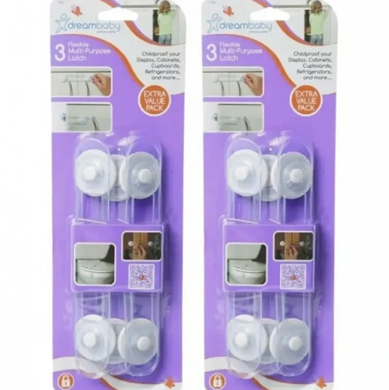Shop All|6x dreambaby Multi Purpose Baby/Children Safety Adhesive Door Latches/Seal 18cm - cutbabycare.com | baby boutique & care hub