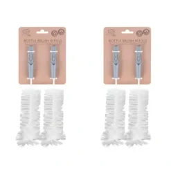 Shop All|2x Eco Basics 21cm Bottle/Glass Brush Cleaner Refills Nylon Bristles Cup Washer - cutbabycare.com | baby boutique & care hub