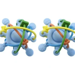 Shop All|2x Koala Dream Kids/Childrens Silicone Sensory Space Rattle Teether Blue 4M+ - cutbabycare.com | baby boutique & care hub