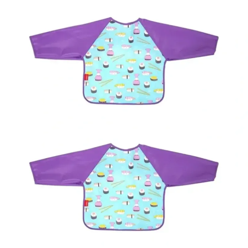 Shop All|2x Nuby Cover All Waterproof Longsleeve Baby Food Spill Bib 12m+ Assorted - cutbabycare.com | baby boutique & care hub