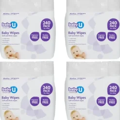 Shop All|4x 240pc BabyU Baby/Infant/Kids Alcohol/Fragrance Free Absorbent Wet Wipes - cutbabycare.com | baby boutique & care hub