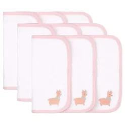 Bath Potty|3x 3pc Little Haven Baby/Infant Cotton Washcloths/Bath Towels Llama 25cm White - cutbabycare.com | baby boutique & care hub