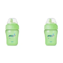Shop All|2x Philips Avent Magic Sippy Cup Tumbler Toddler 260ml Green/Purple Asst 12m+ - cutbabycare.com | baby boutique & care hub