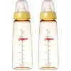 Nursing Feeding|2x PIGEON Flexible Peristaltic Nipple 240ml M Round Hole Baby Feeding Bottle 4m+ - cutbabycare.com | baby boutique & care hub