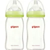 Shop All|2x PIGEON Softouch Glass Peristaltic Plus Feeding Bottle 160ml SS Teat Baby 0m+ - cutbabycare.com | baby boutique & care hub