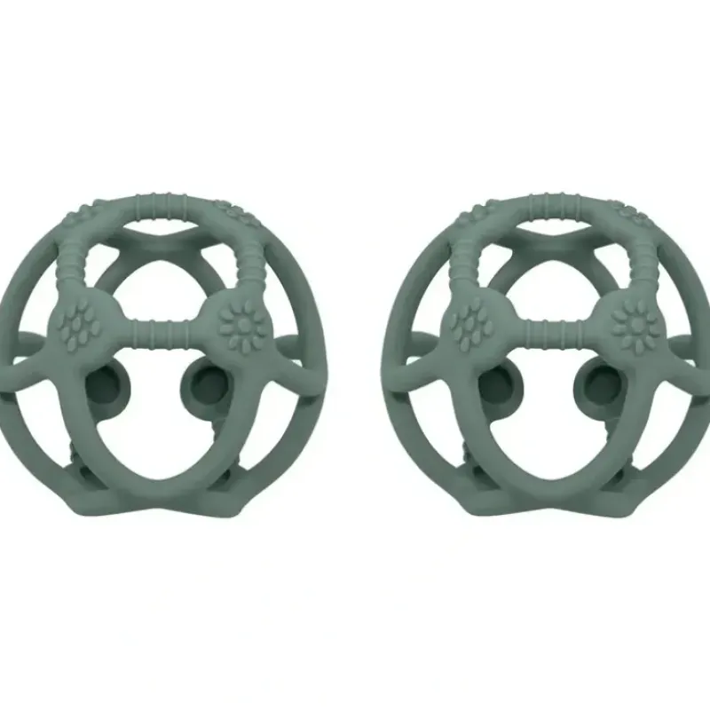 Shop All|2x Playground Baby/Infant 10.5cm Silicone Teething Ball Teether Toy 3m+ Sage - cutbabycare.com | baby boutique & care hub