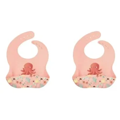 Shop All|2x Sassi Silicone Bib Slurpy The Octopus Baby/Childrens Tableware Cutlery 6m+ - cutbabycare.com | baby boutique & care hub
