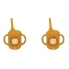 Shop All|2x Sassi Silicone Sippy Cup Set Chompy The Lion Baby/Childrens Cutlery 6m+ - cutbabycare.com | baby boutique & care hub
