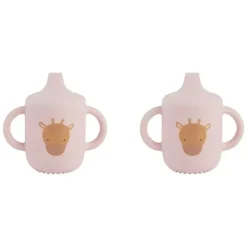 Shop All|2x Splosh Baby Giraffe Silicone Sippy Cup w/ Handles Drinkware 12cm Pink 0+ - cutbabycare.com | baby boutique & care hub
