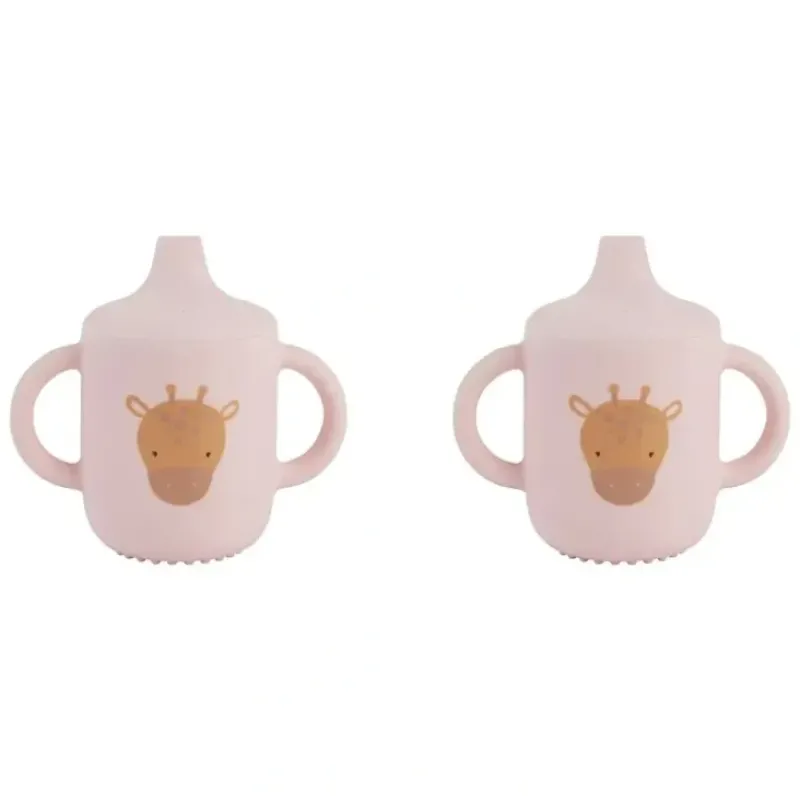 Shop All|2x Splosh Baby Giraffe Silicone Sippy Cup w/ Handles Drinkware 12cm Pink 0+ - cutbabycare.com | baby boutique & care hub
