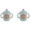 Shop All|2x Splosh Baby/Infant Lion Silicone Sippy Cup w/ Handles Drinkware 12cm Blue 0+ - cutbabycare.com | baby boutique & care hub