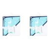Bath Potty|2x The Peanutshell 76cm Cotton Hooded Bath/Pool Baby Drying Towel Teal Woodland - cutbabycare.com | baby boutique & care hub