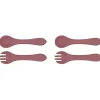 Shop All|2x Urban Products 13.5cm Silicone My First Cutlery Spoon/Fork Kids Pink 6M+ - cutbabycare.com | baby boutique & care hub