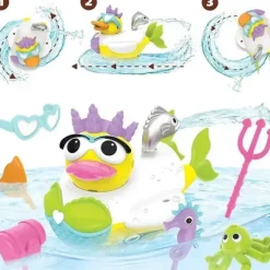 Yookidoo Jet Duck Bath Toy - Create a Mermaid - cutbabycare.com | baby boutique & care hub* Fashion