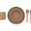 Zoli - 5Pk Silicone Kids Dishware Set, Latte Tan - cutbabycare.com | baby boutique & care hub* Cheap