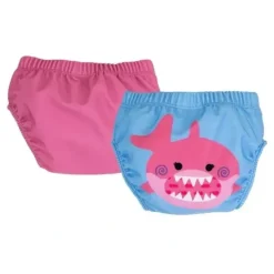 Zoocchini - Baby Knit Swim Diaper 2Pk Set, Sophie The Shark - cutbabycare.com | baby boutique & care hub* Best Sale