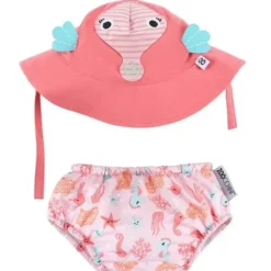 Zoocchini - Baby Swim Diaper & Sun Hat Set, Sally The Seahorse - cutbabycare.com | baby boutique & care hub* Outlet