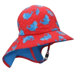Zoocchini - Baby/Toddler Cape Sunhat, Blue Shark - cutbabycare.com | baby boutique & care hub* Best
