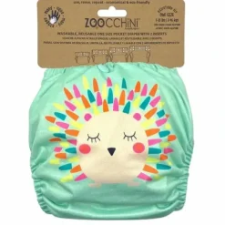 Zoocchini - Cloth Diaper Hedgehog With 2Pk Insert One Size - cutbabycare.com | baby boutique & care hub* Online