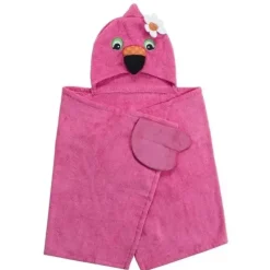 Zoocchini - Kids Hooded Towel, Flamingo - cutbabycare.com | baby boutique & care hub* Fashion
