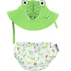 Zoocchini - Swim Diaper & Sun Hat Set, Aidan The Alligator - cutbabycare.com | baby boutique & care hub* Store