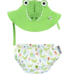 Zoocchini - Swim Diaper & Sun Hat Set, Aidan The Alligator - cutbabycare.com | baby boutique & care hub* Store