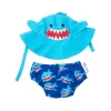 Zoocchini Baby Swim Diaper & Sun Hat Set Shark - cutbabycare.com | baby boutique & care hub* Store