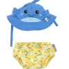 Zoochini - Baby Swim Diaper& Sun Hat Set Willy The Whale - cutbabycare.com | baby boutique & care hub* Online